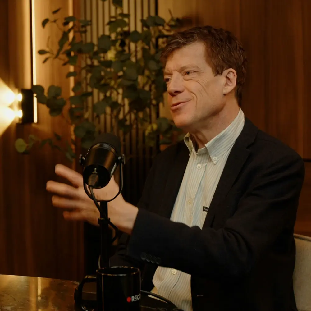 Executive podcast and media conversation